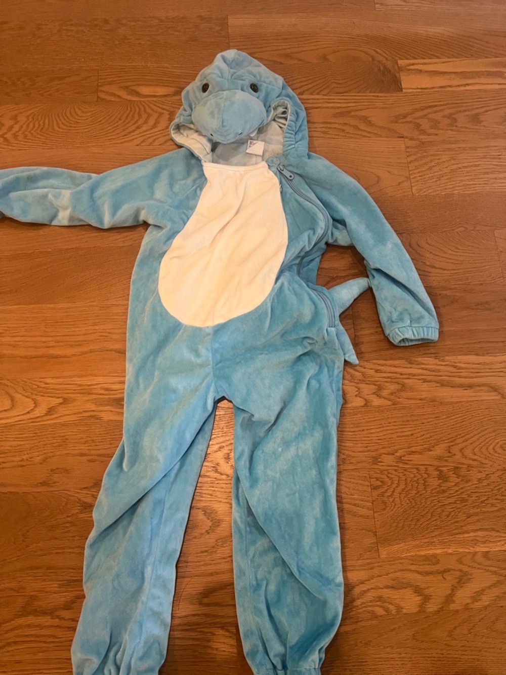 Target Kids Blue and Cream shark  Costume